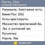 My Wishlist - chorte_chto