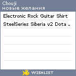 My Wishlist - chouji