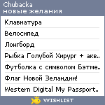 My Wishlist - chubacka