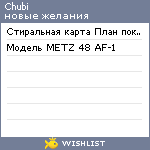 My Wishlist - chubi