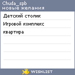 My Wishlist - chuda_spb