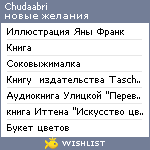 My Wishlist - chudaabri