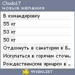 My Wishlist - chudo17