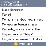 My Wishlist - chudo_beast