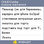 My Wishlist - chudovishe