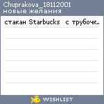 My Wishlist - chuprakova_18112001