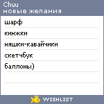 My Wishlist - chuu