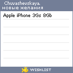 My Wishlist - chuvashevskaya