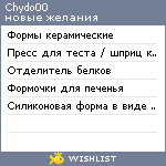 My Wishlist - chydo00