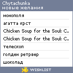 My Wishlist - chytachunka