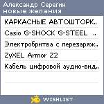 My Wishlist - ciiokouhbiu