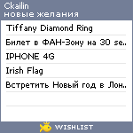 My Wishlist - ckailin