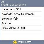 My Wishlist - coffy