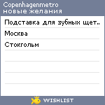 My Wishlist - copenhagenmetro