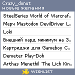 My Wishlist - crazy_donut