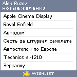 My Wishlist - createa