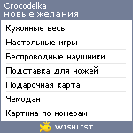 My Wishlist - crocodelka