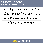 My Wishlist - crunchy_almond