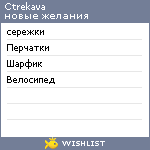 My Wishlist - ctrekava