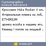 My Wishlist - customgraphics