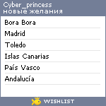 My Wishlist - cyber_princess