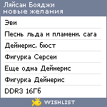 My Wishlist - d15a9c24