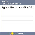 My Wishlist - daivlev