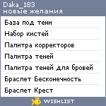 My Wishlist - daka_183