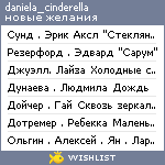 My Wishlist - daniela_cinderella