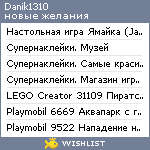 My Wishlist - danik1310