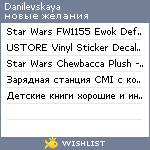 My Wishlist - danilevskaya