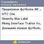 My Wishlist - danniedenito