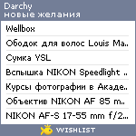 My Wishlist - darchy