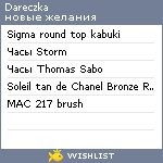 My Wishlist - dareczka