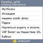 My Wishlist - darenka_apfel