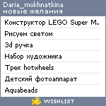 My Wishlist - daria_mokhnatkina