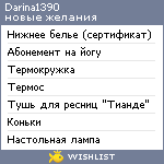 My Wishlist - darina1390