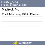 My Wishlist - darite_dengi