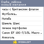 My Wishlist - dasha_zubkova