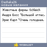 My Wishlist - dashaka26