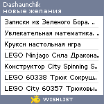 My Wishlist - dashaunchik