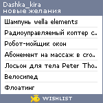 My Wishlist - dashka_kira