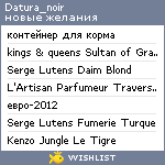 My Wishlist - datura_noir