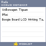My Wishlist - dayarada