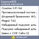 My Wishlist - daymoon505