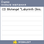 My Wishlist - daznis