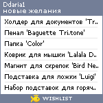 My Wishlist - ddaria1