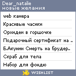 My Wishlist - dear_natalie