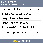 My Wishlist - ded_xrena4