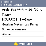 My Wishlist - delfy84